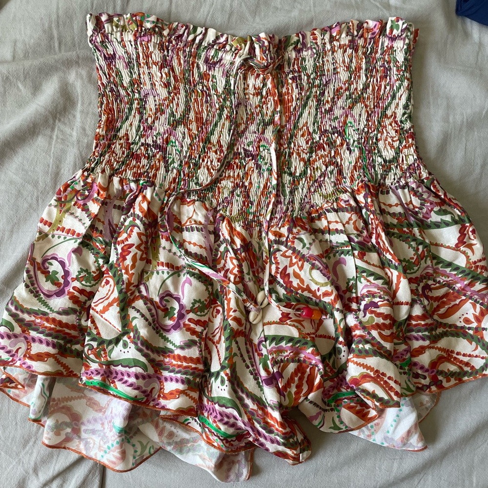 Zara high rise flowy shorts